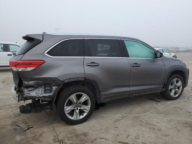 5TDYZRFH0JS257149 - 2018 TOYOTA HIGHLANDER LIMITED GRAY photo 3