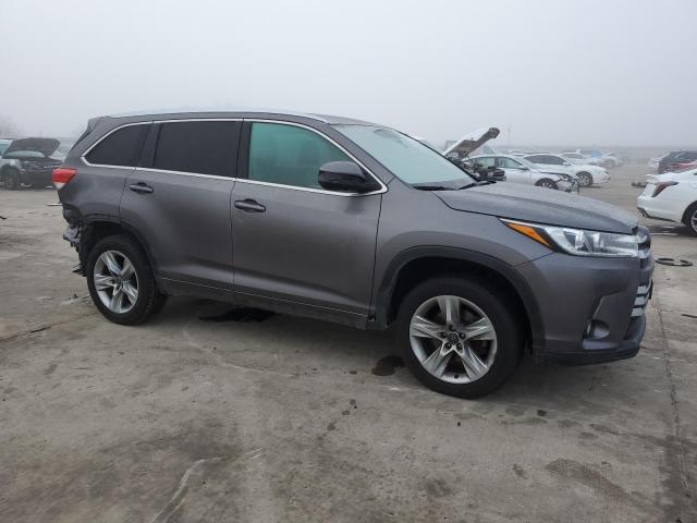 5TDYZRFH0JS257149 - 2018 TOYOTA HIGHLANDER LIMITED GRAY photo 4