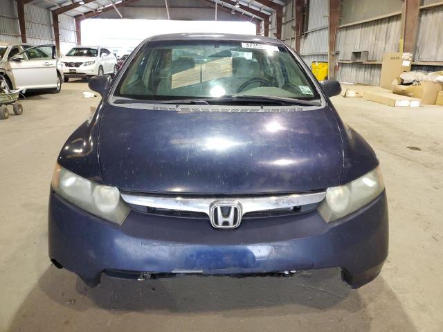 1HGFA16566L143348 - 2006 HONDA CIVIC LX BLUE photo 5