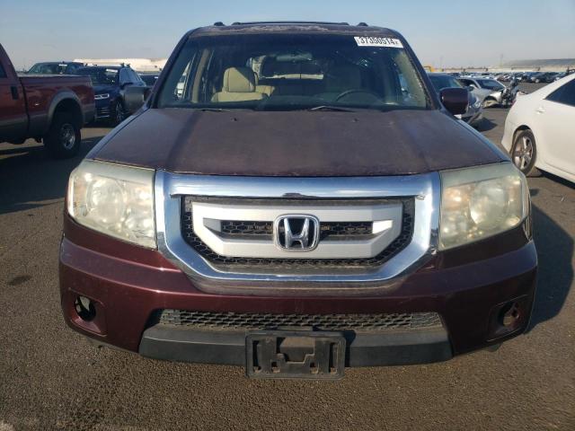 5FNYF4H20AB010156 - 2010 HONDA PILOT LX BURGUNDY photo 5