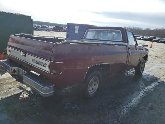 1GCEC14H0BF393128 - 1981 CHEVROLET C10 BURGUNDY photo 3