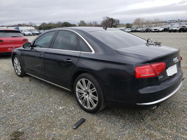 WAUAGAFD4DN000749 - 2013 AUDI A8 QUATTRO BLACK photo 2