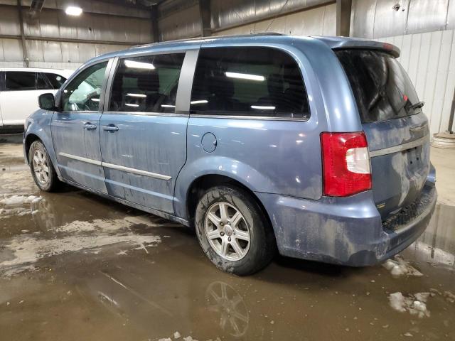 2A4RR8DG9BR775340 - 2011 CHRYSLER TOWN & COU TOURING L BLUE photo 2