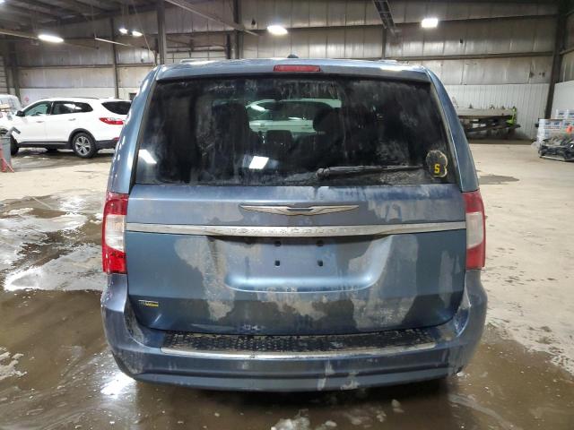 2A4RR8DG9BR775340 - 2011 CHRYSLER TOWN & COU TOURING L BLUE photo 6