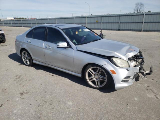 WDDGF5GBXBF640885 - 2011 MERCEDES-BENZ C 350 SILVER photo 4