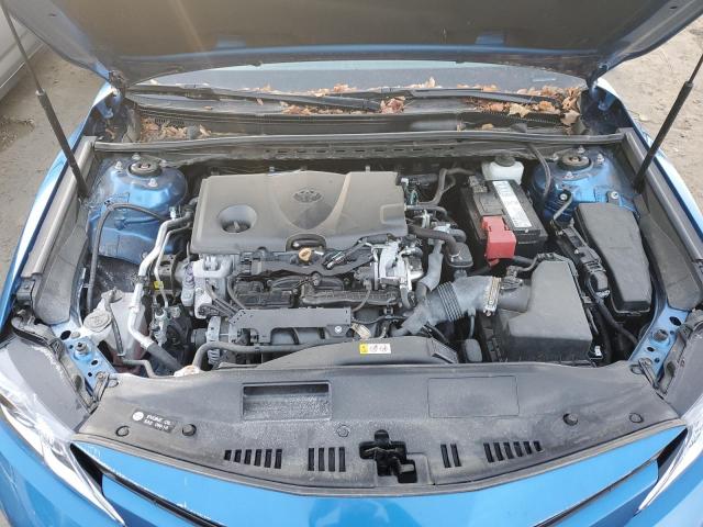 4T1B11HKXKU174392 - 2019 TOYOTA CAMRY L BLUE photo 11