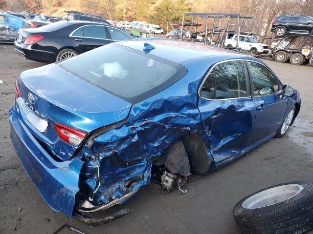 4T1B11HKXKU174392 - 2019 TOYOTA CAMRY L BLUE photo 3