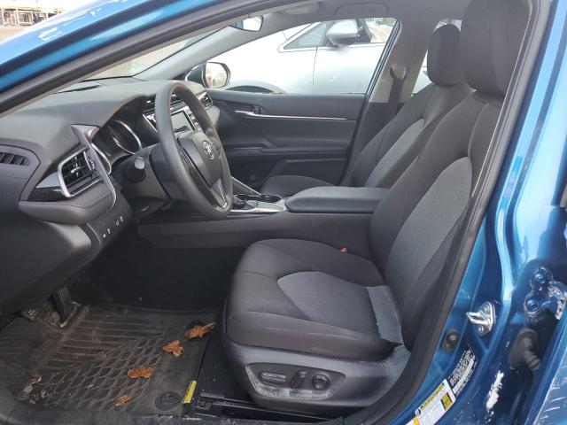 4T1B11HKXKU174392 - 2019 TOYOTA CAMRY L BLUE photo 7