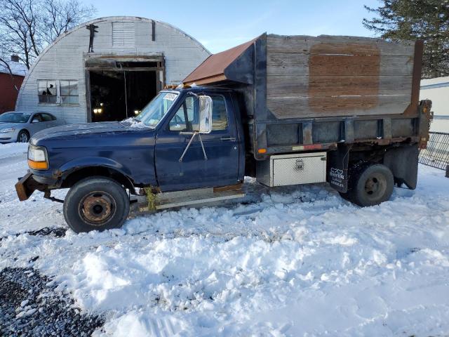 1FDLF47G9SEA50239 - 1995 FORD F SUPER DUTY BLUE photo 1