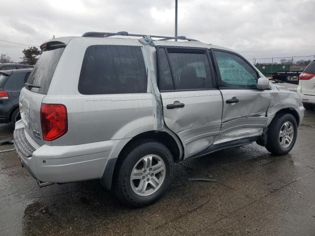 5FNYF18565B049462 - 2005 HONDA PILOT EXL SILVER photo 3