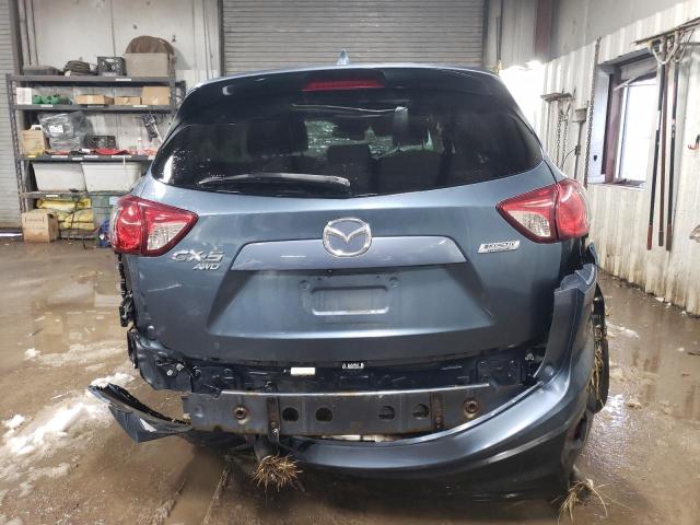 JM3KE4DY5F0501029 - 2015 MAZDA CX-5 GT BLUE photo 6