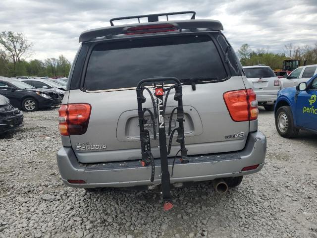 5TDZT34A62S115270 - 2002 TOYOTA SEQUOIA SR5 GRAY photo 6