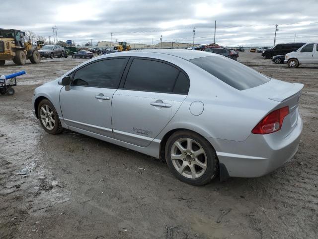 1HGFA16577L051697 - 2007 HONDA CIVIC LX SILVER photo 2