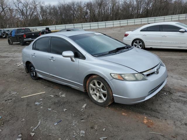 1HGFA16577L051697 - 2007 HONDA CIVIC LX SILVER photo 4