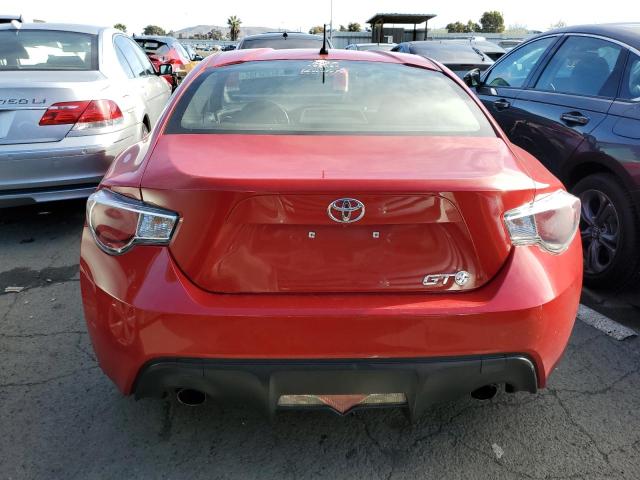 JF1ZNAA16D1707891 - 2013 TOYOTA SCION FR-S წითელი ფოტო 6