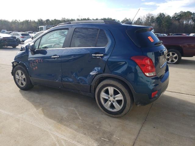 3GNCJLSBXLL310889 - 2020 CHEVROLET TRAX 1LT BLUE photo 2