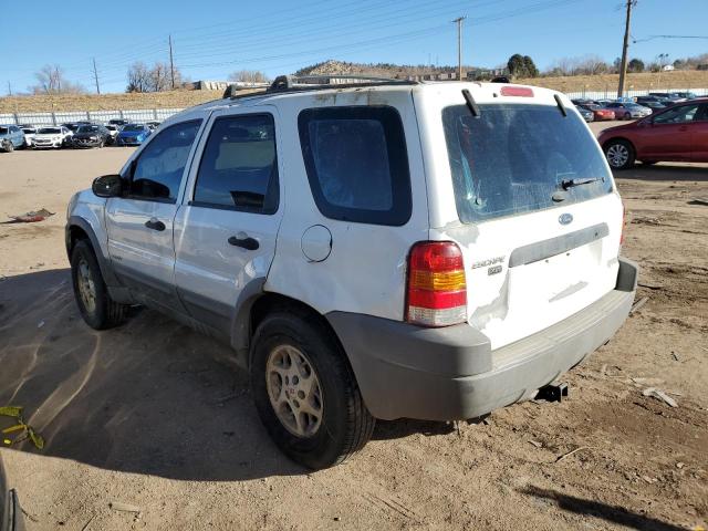 1FMYU04B91KF53590 - 2001 FORD ESCAPE XLT WHITE photo 2