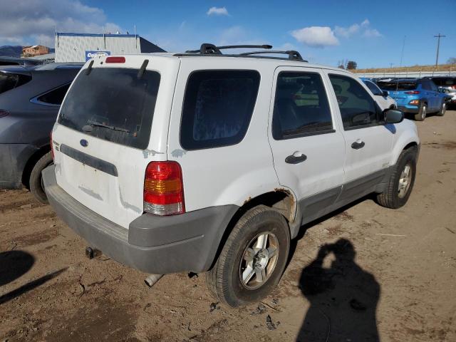 1FMYU04B91KF53590 - 2001 FORD ESCAPE XLT WHITE photo 3