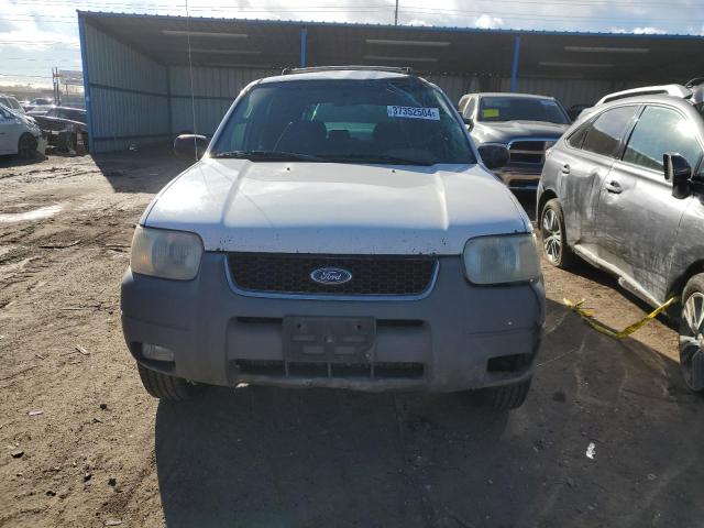 1FMYU04B91KF53590 - 2001 FORD ESCAPE XLT WHITE photo 5