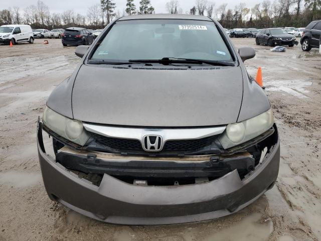 19XFA166X9E021340 - 2009 HONDA CIVIC LX-S رمادي صورة 5