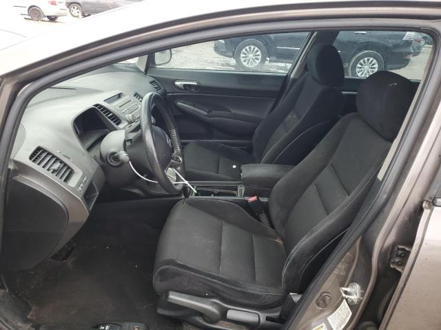 19XFA166X9E021340 - 2009 HONDA CIVIC LX-S رمادي صورة 7
