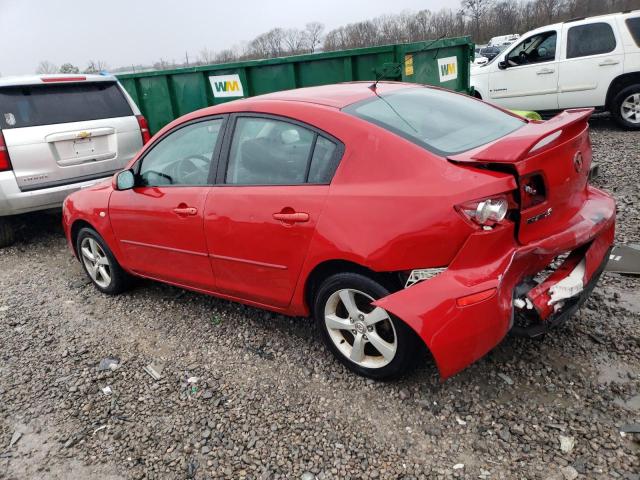 JM1BK32F261429942 - 2006 MAZDA 3 I RED photo 2