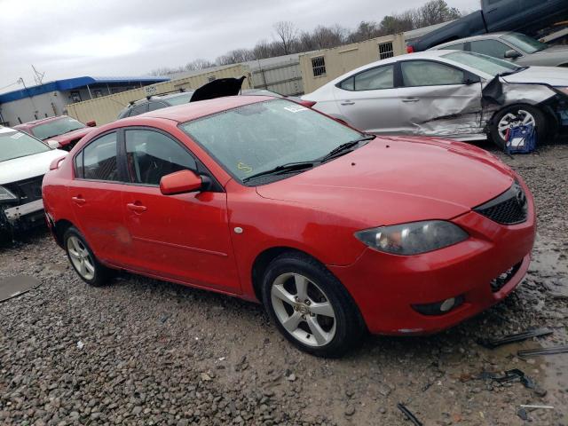 JM1BK32F261429942 - 2006 MAZDA 3 I RED photo 4