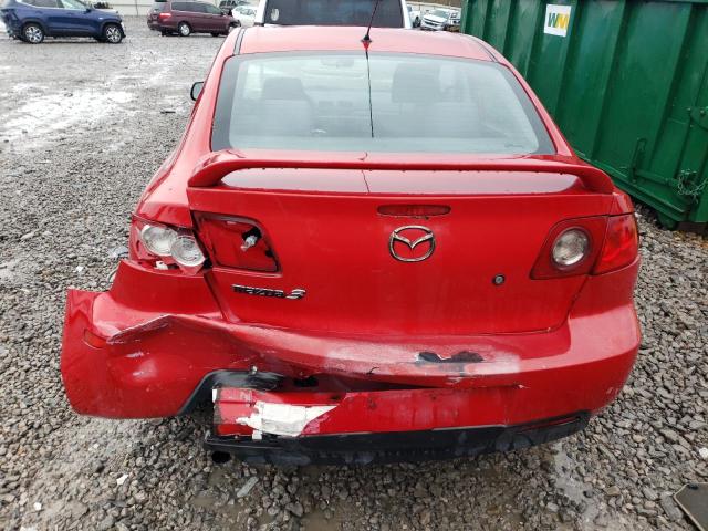 JM1BK32F261429942 - 2006 MAZDA 3 I RED photo 6