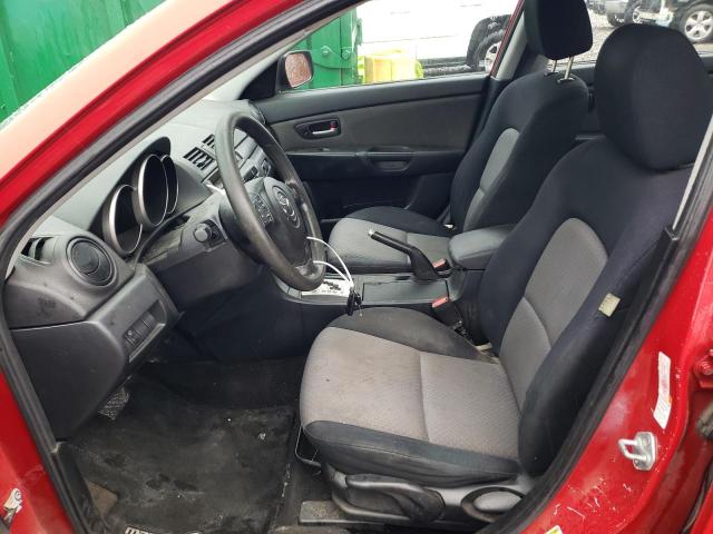 JM1BK32F261429942 - 2006 MAZDA 3 I RED photo 7