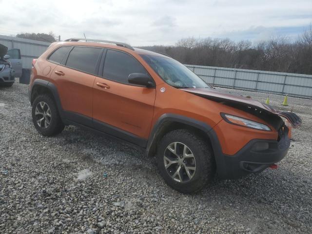 1C4PJMBS1FW717112 - 2015 JEEP CHEROKEE TRAILHAWK ORANGE photo 4