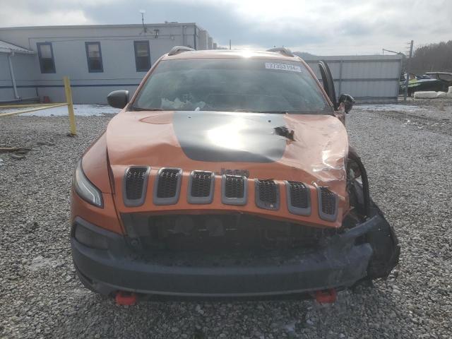 1C4PJMBS1FW717112 - 2015 JEEP CHEROKEE TRAILHAWK ORANGE photo 5