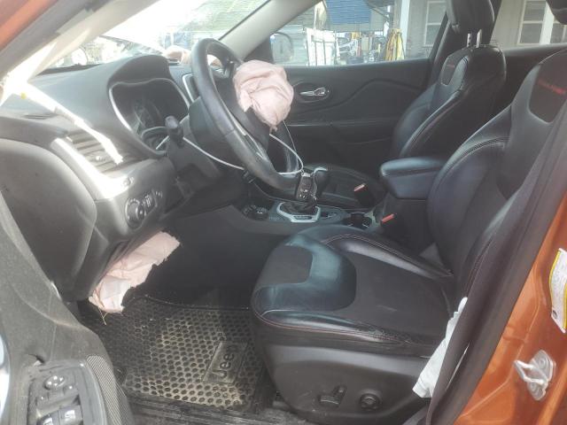 1C4PJMBS1FW717112 - 2015 JEEP CHEROKEE TRAILHAWK ORANGE photo 7