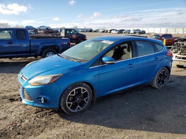 1FAHP3N2XCL210415 - 2012 FORD FOCUS TITANIUM BLUE photo 1