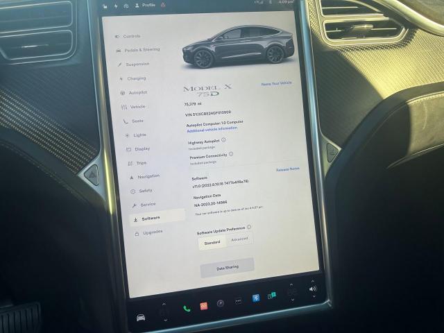 5YJXCBE24GF010909 - 2016 TESLA MODEL X GRAY photo 8