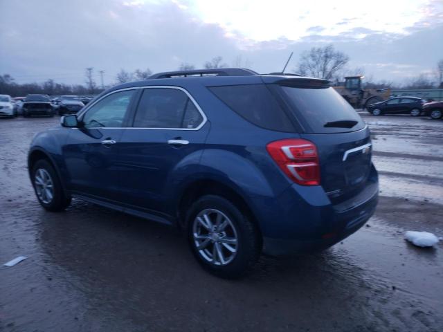 2GNALCEK5H6165088 - 2017 CHEVROLET EQUINOX LT BLUE photo 2