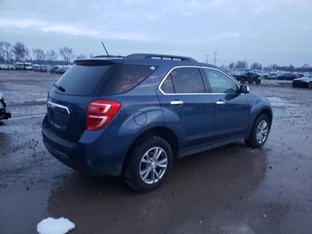 2GNALCEK5H6165088 - 2017 CHEVROLET EQUINOX LT BLUE photo 3