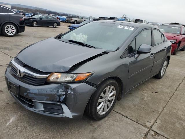 2HGFB2F95CH579932 - 2012 HONDA CIVIC EXL 灰色 照片 1