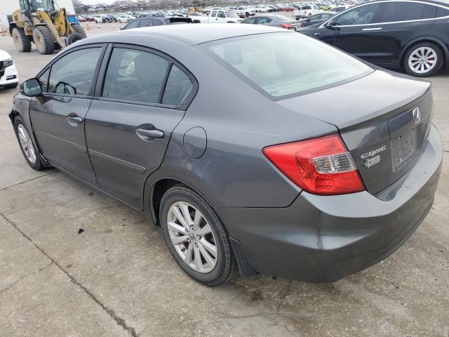 2HGFB2F95CH579932 - 2012 HONDA CIVIC EXL 灰色 照片 2