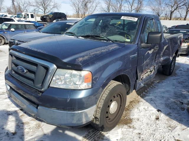 1FTRF12W24NC19760 - 2004 FORD F150 BLUE photo 1