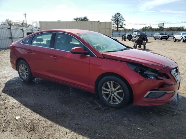 5NPE24AFXHH490083 - 2017 HYUNDAI SONATA SE RED photo 4