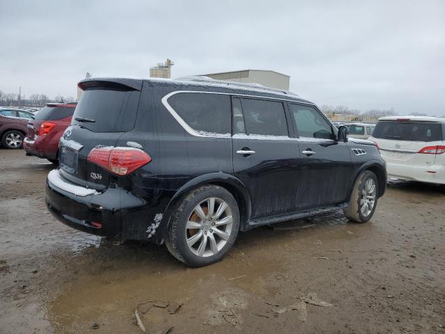 JN8AZ2NE7C9018493 - 2012 INFINITI QX56 BLACK photo 3