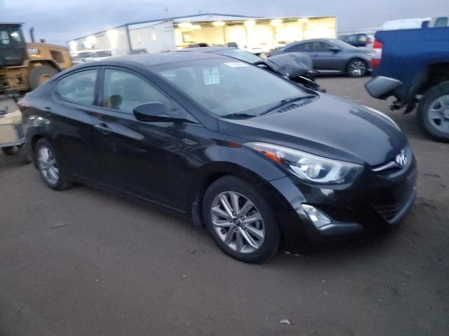 KMHDH4AEXFU352771 - 2015 HYUNDAI ELANTRA SE BLACK photo 4