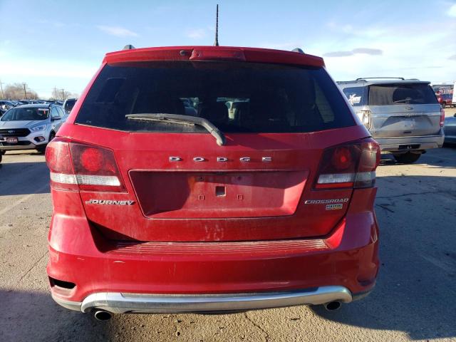 3C4PDCGGXJT379195 - 2018 DODGE JOURNEY CROSSROAD RED photo 6