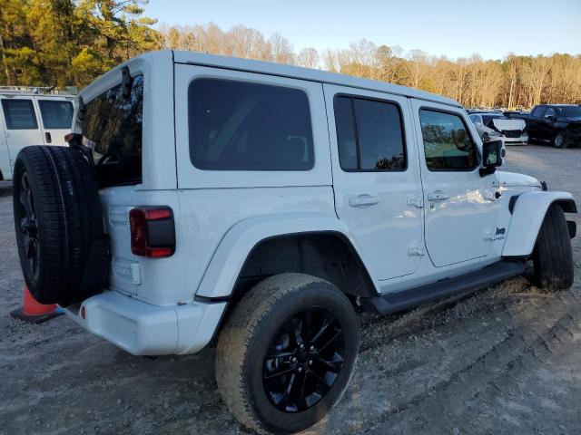 1C4JJXP65MW716447 - 2021 JEEP WRANGLER SAHARA 4XE WHITE photo 3