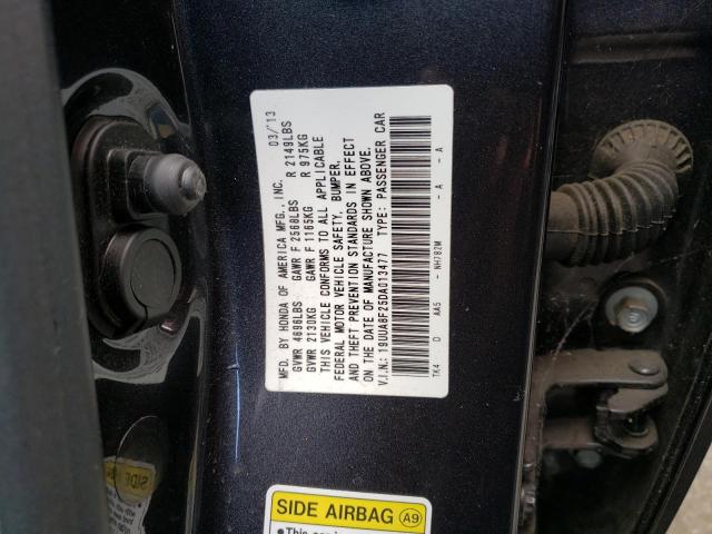 19UUA8F25DA013477 - 2013 ACURA TL GRAY photo 12