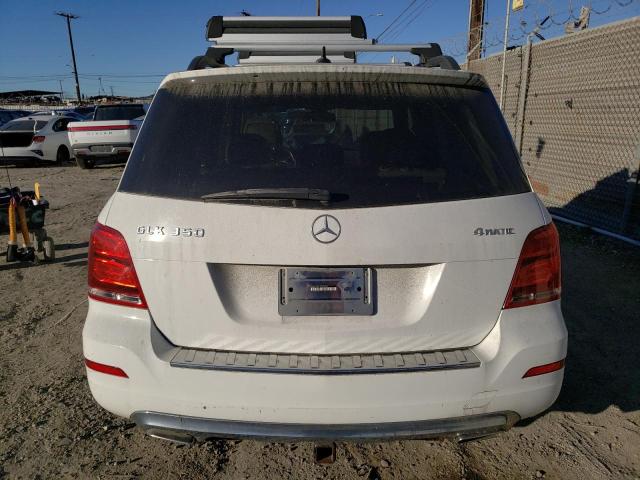 WDCGG8JB1DF973572 - 2013 MERCEDES-BENZ GLK 350 4MATIC WHITE photo 6