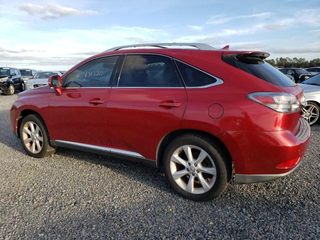 JTJZK1BA5B2411833 - 2011 LEXUS RX 350 RED photo 2