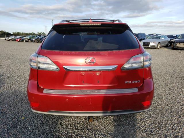 JTJZK1BA5B2411833 - 2011 LEXUS RX 350 RED photo 6