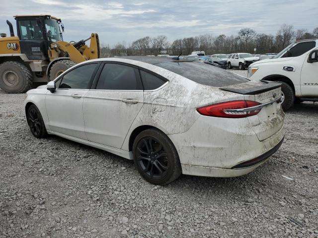 3FA6P0HDXJR251323 - 2018 FORD FUSION SE WHITE photo 2