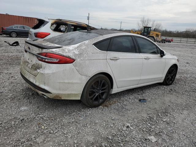 3FA6P0HDXJR251323 - 2018 FORD FUSION SE WHITE photo 3